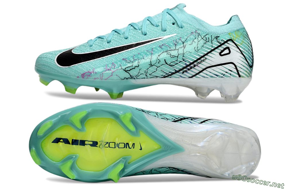 Men's Nike Air Zoom Mercurial Vapor 16 Elite FG Football Boots - Blue/White/Black 1