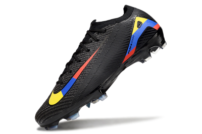 Unisex Nike Air Zoom Mercurial Vapor 16 Elite FG Football Boots - Black/Yellow/Blue/Red