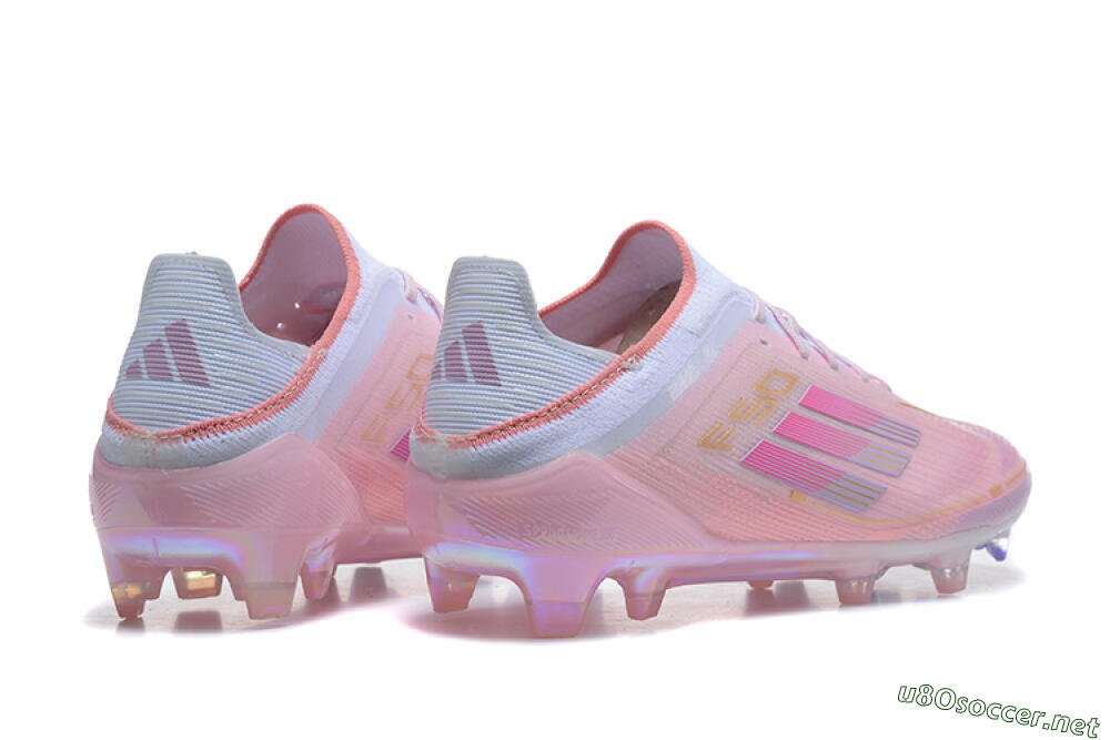 Men's Adidas F50 Elite FG Football Boots - Pink/Purple/White 5