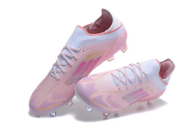 Men's Adidas F50 Elite FG Football Boots - Pink/Purple/White