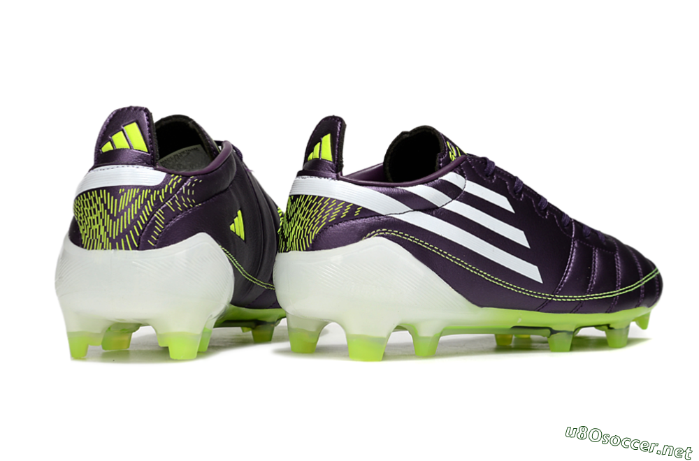Men's Adidas F50 Elite FG Football Boots - Purple/White/Yellow 6