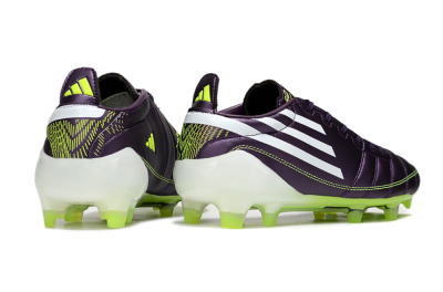 Men's Adidas F50 Elite FG Football Boots - Purple/White/Yellow