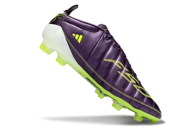 Men's Adidas F50 Elite FG Football Boots - Purple/White/Yellow