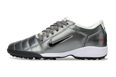 Unisex Nike Total 90 III TF Football Shoes - Silver/Black/White