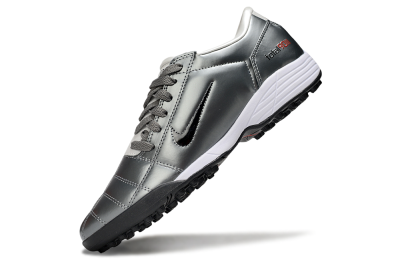 Unisex Nike Total 90 III TF Football Shoes - Silver/Black/White