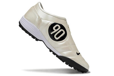 Unisex Nike Total 90 III TF Football Shoes - Beige/Black/White