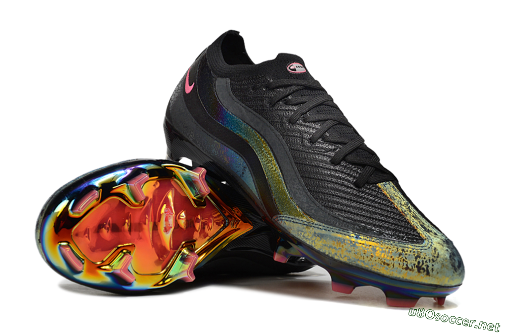 Men's Nike Air Zoom Mercurial Vapor 16 Elite FG Football Boots - Black/Grey/Pink 1