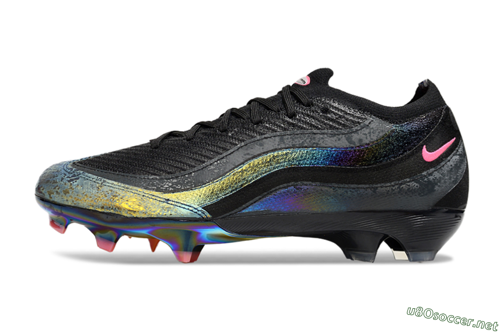 Men's Nike Air Zoom Mercurial Vapor 16 Elite FG Football Boots - Black/Grey/Pink 0