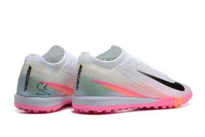 Men's Nike Air Zoom Mercurial Vapor 16 Elite TF Football Shoes - White/Black/Pink