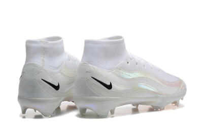Men's Nike Air Zoom Mercurial Superfly 10 Elite FG Football Boots - White/Black