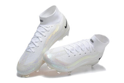 Men's Nike Air Zoom Mercurial Superfly 10 Elite FG Football Boots - White/Black