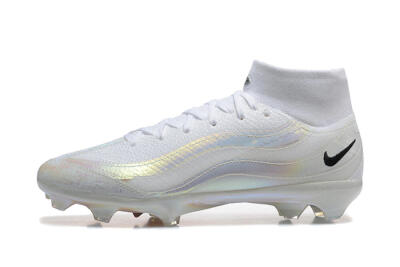 Men's Nike Air Zoom Mercurial Superfly 10 Elite FG Football Boots - White/Black