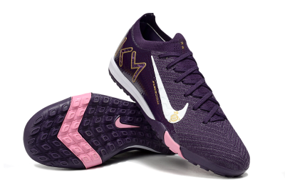 Men's Nike Air Zoom Mercurial Vapor 16 Elite TF Football Shoes - Purple/White/Gold