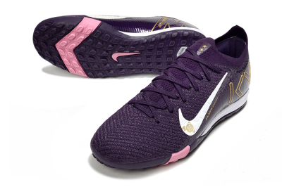 Men's Nike Air Zoom Mercurial Vapor 16 Elite TF Football Shoes - Purple/White/Gold
