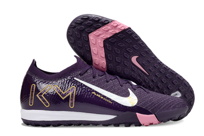 Men's Nike Air Zoom Mercurial Vapor 16 Elite TF Football Shoes - Purple/White/Gold