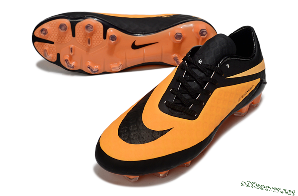 Men's Nike Hypervenom Phantom FG Football Boots - Orange/Black 3