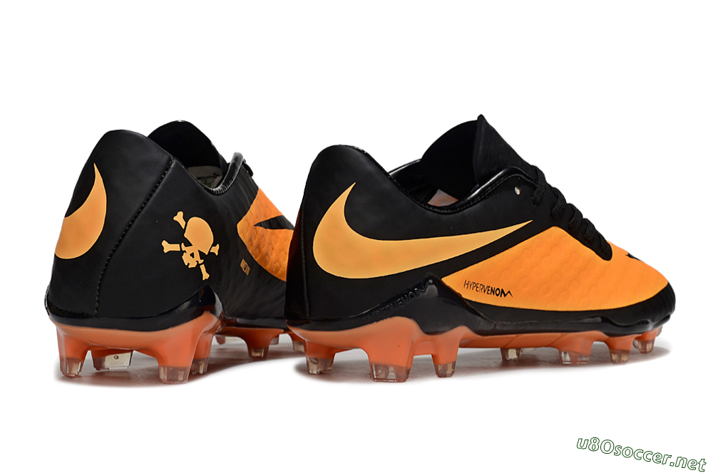 Men's Nike Hypervenom Phantom FG Football Boots - Orange/Black 7
