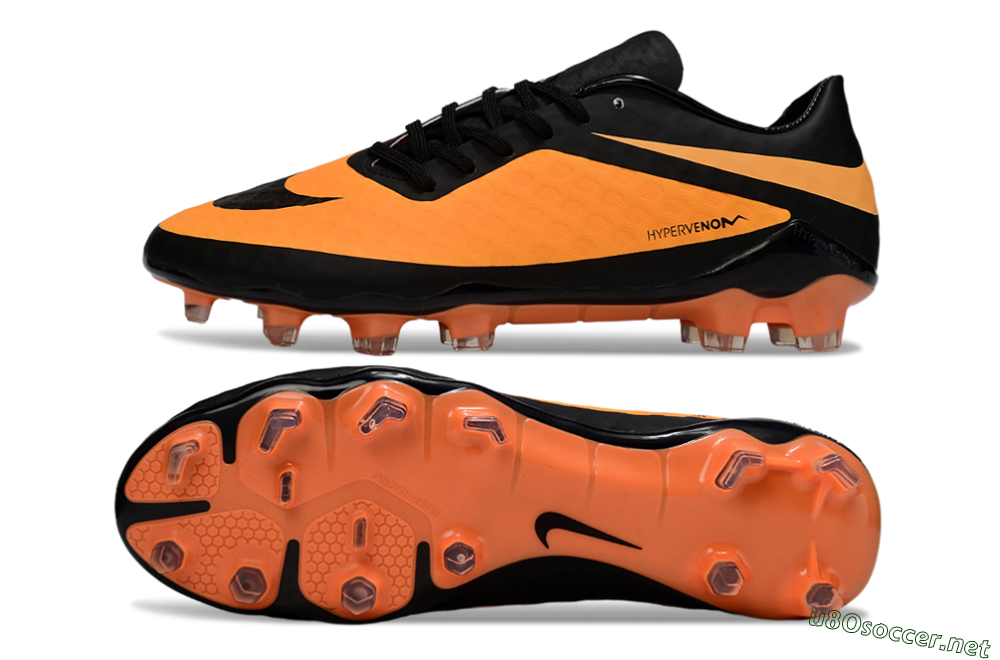 Men's Nike Hypervenom Phantom FG Football Boots - Orange/Black 1