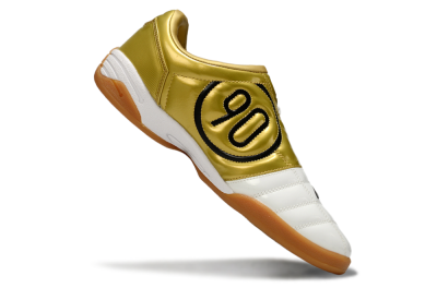 Men's Nike Total 90 III IC Football Shoes - Beige/Black/White