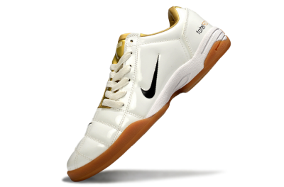 Men's Nike Total 90 III IC Football Shoes - Beige/Black/White