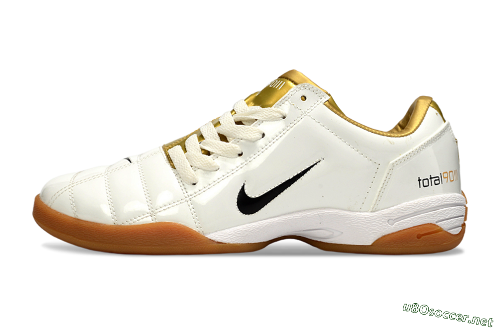 Men's Nike Total 90 III IC Football Shoes - Beige/Black/White 0