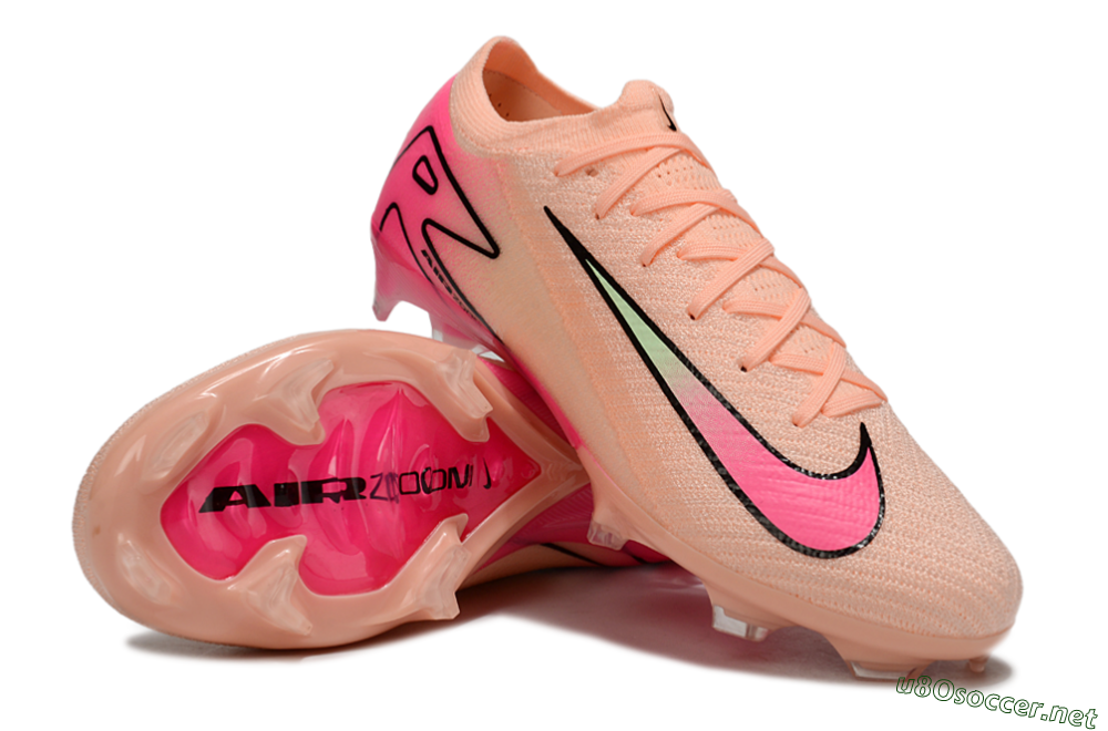 Unisex Nike Air Zoom Mercurial Vapor 16 Elite FG Football Boots - Pink/Black 4