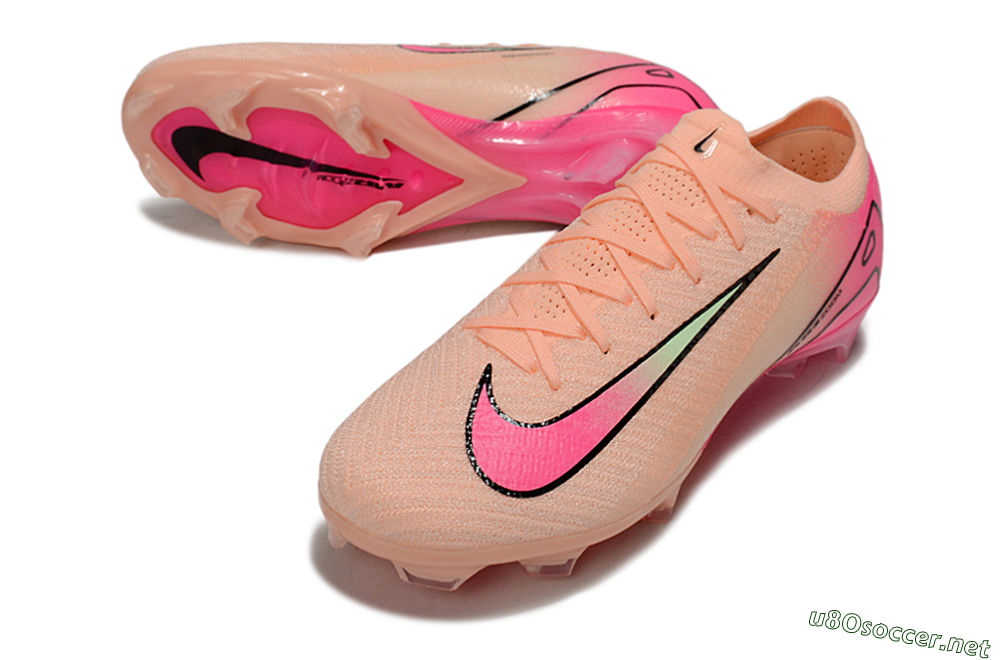 Unisex Nike Air Zoom Mercurial Vapor 16 Elite FG Football Boots - Pink/Black 3