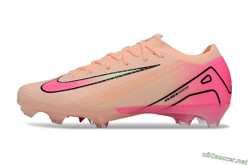 Unisex Nike Air Zoom Mercurial Vapor 16 Elite FG Football Boots - Pink/Black 0