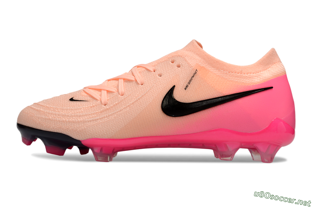 Men's Nike Phantom GX 2 Elite FG Football Boots - Pink/Black 0