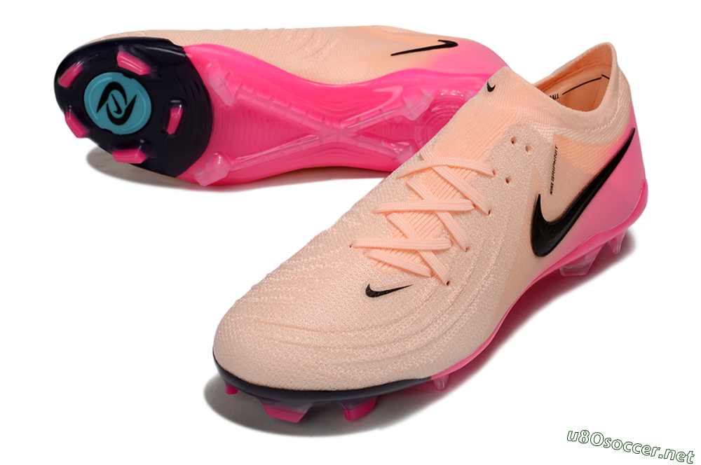 Men's Nike Phantom GX 2 Elite FG Football Boots - Pink/Black 3