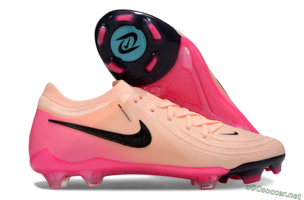 Men's Nike Phantom GX 2 Elite FG Football Boots - Pink/Black 2