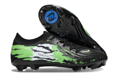 Men's Nike Phantom GX 2 Elite FG Football Boots - Black/Green/White