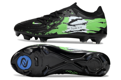Men's Nike Phantom GX 2 Elite FG Football Boots - Black/Green/White
