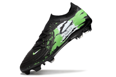 Men's Nike Phantom GX 2 Elite FG Football Boots - Black/Green/White