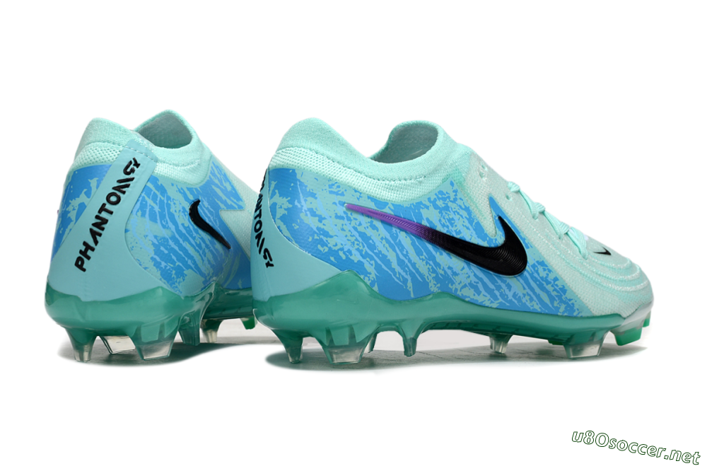 Men's Nike Phantom GX 2 Elite FG Football Boots - Jade/Blue/Black 6