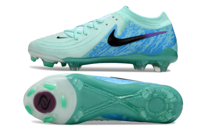 Men's Nike Phantom GX 2 Elite FG Football Boots - Jade/Blue/Black