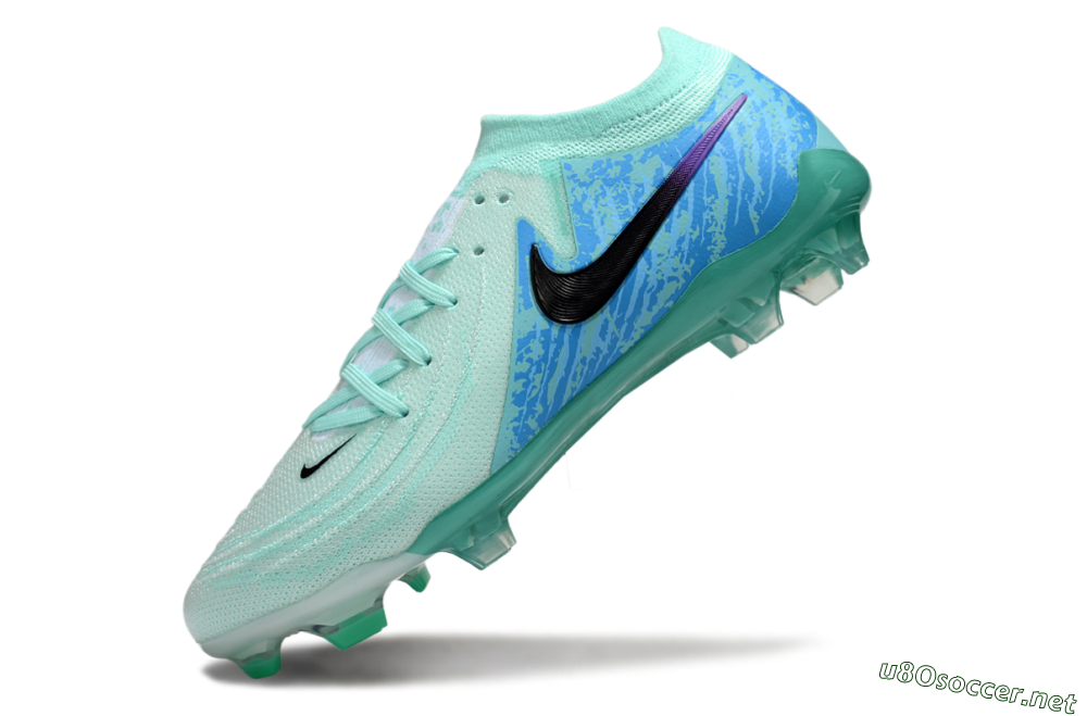 Men's Nike Phantom GX 2 Elite FG Football Boots - Jade/Blue/Black 5