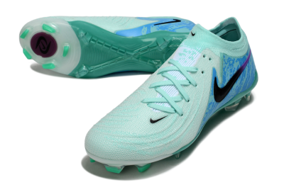 Men's Nike Phantom GX 2 Elite FG Football Boots - Jade/Blue/Black