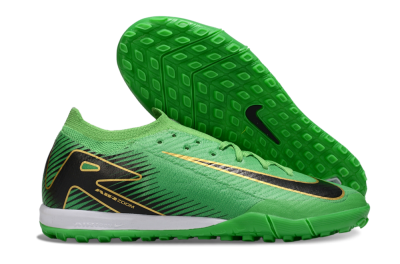 Men's Nike Air Zoom Mercurial Vapor 16 Elite TF Football Shoes - Green/Gold/Black