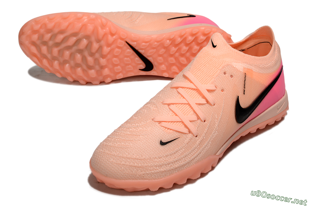Men's Nike Phantom GX 2 Elite TF Football Shoes - Pink/Black 3