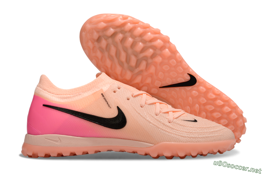 Men's Nike Phantom GX 2 Elite TF Football Shoes - Pink/Black 2