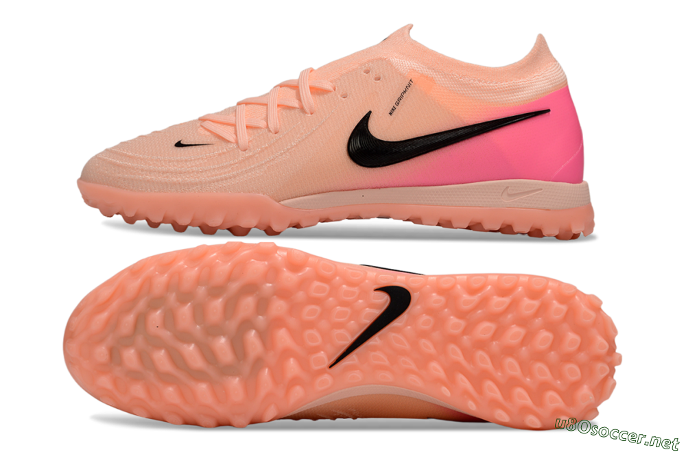 Men's Nike Phantom GX 2 Elite TF Football Shoes - Pink/Black 1