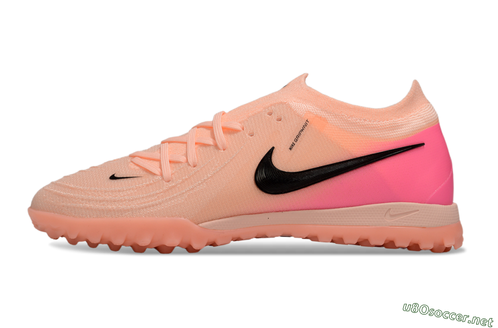 Men's Nike Phantom GX 2 Elite TF Football Shoes - Pink/Black 0