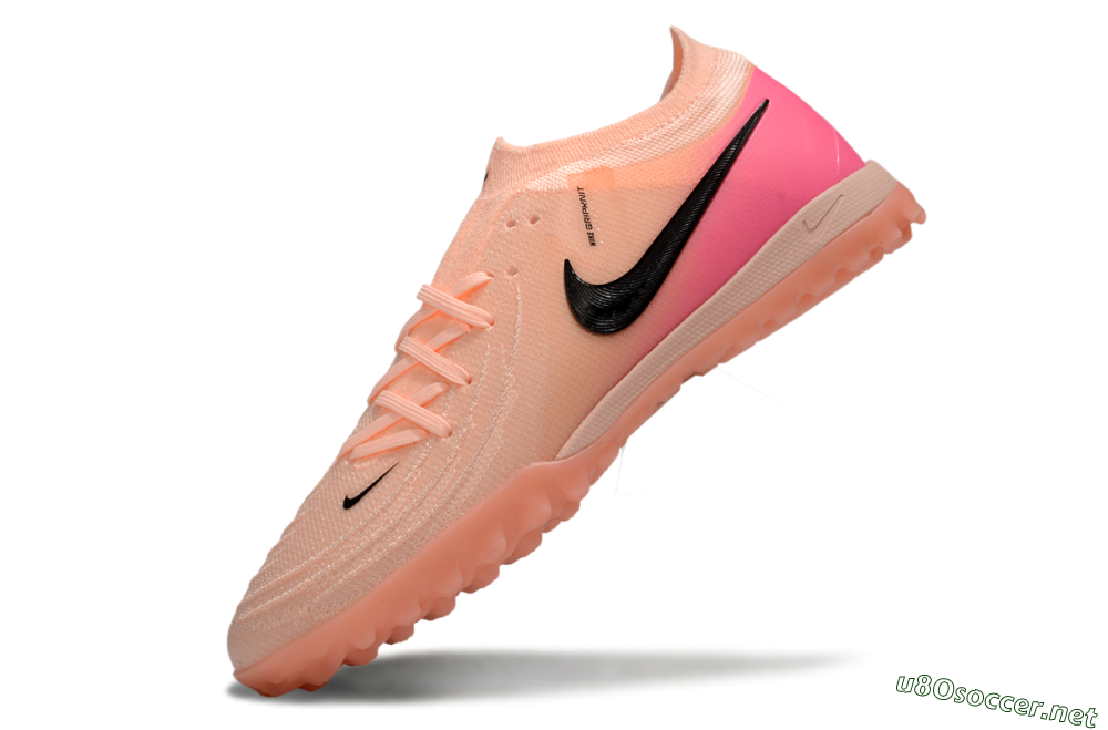 Men's Nike Phantom GX 2 Elite TF Football Shoes - Pink/Black 5