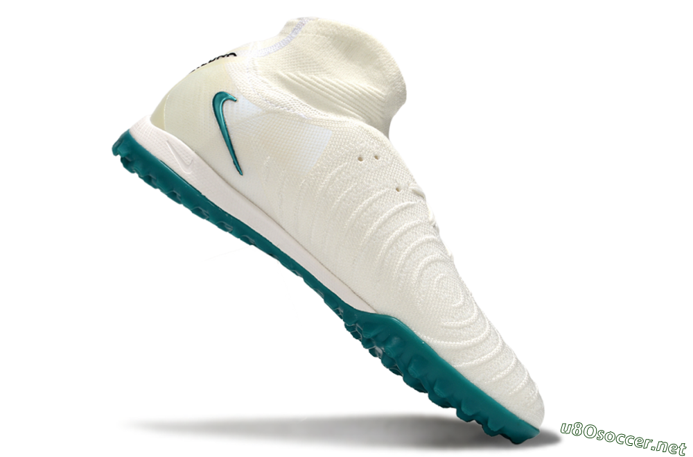 Men's Nike Phantom Luna Elite TF Football Shoes - Beige/Green 4