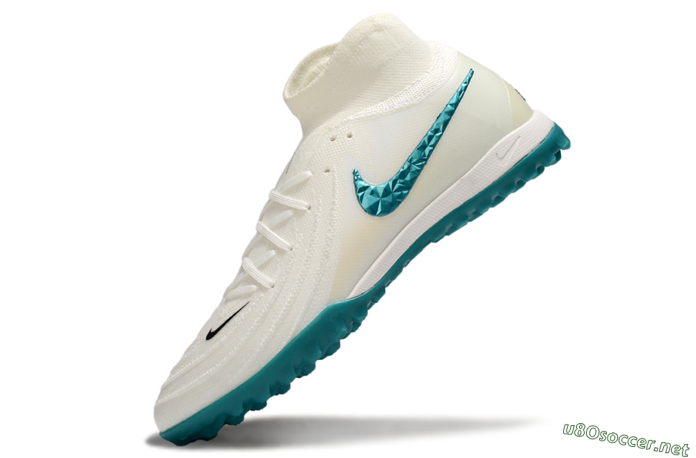 Men's Nike Phantom Luna Elite TF Football Shoes - Beige/Green 5