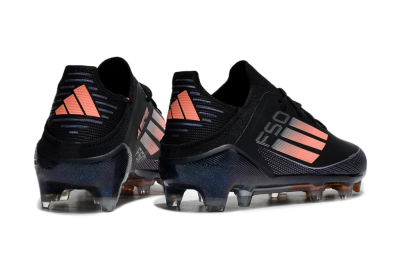 Kids Adidas F50 Elite FG Football Boots - Black/Pink/Blue