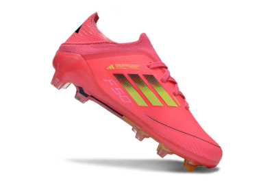 Kids Adidas F50 Elite FG Football Boots - Red/Gold