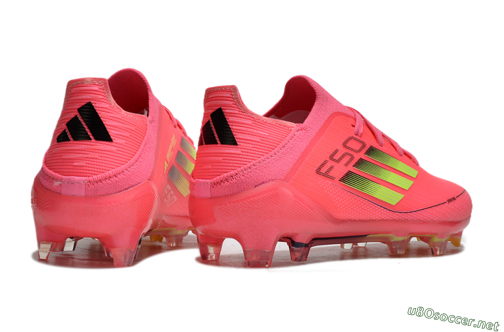 Kids Adidas F50 Elite FG Football Boots - Red/Gold 5