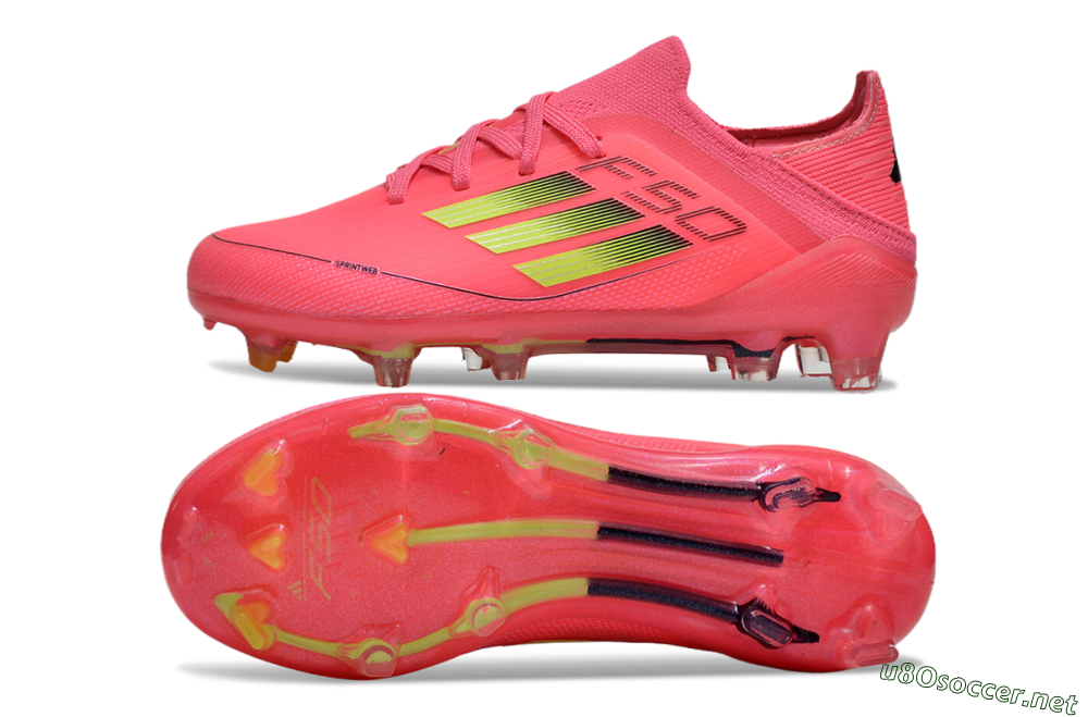 Kids Adidas F50 Elite FG Football Boots - Red/Gold 1
